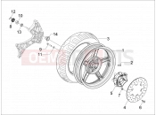 gilera 2009 Runner 200 ST 4T Rear wheel