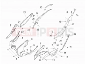 gilera 2009 Runner 200 ST 4T Side cover - Spoiler