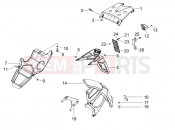 gilera 2011 Runner 200 ST 4T Rear cover - Splash guard