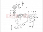 gilera 2012 Runner 200 ST 4T Fuel tank