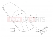 gilera 2012 Runner 200 ST 4T Saddle/seats