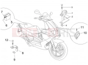 Remote control switches - Battery - Horn - Gilera Runner 125 VX 4T 2005