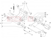 gilera 2006 Runner 125 VX 4T Swinging arm
