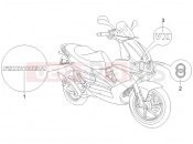 gilera 2007 Runner 125 VX 4T Plates - Emblems