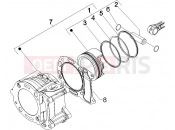 gilera 2007 Runner 125 VX 4T Serie Speciale Cylinder-piston-wrist pin unit