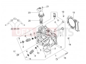 gilera 2007 Runner 125 VX 4T Serie Speciale Head unit - Valve