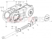 Crankcase cover - Crankcase cooling - Gilera Runner 200 VXR 4T 2006