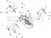 Wheel huosing - Mudguard - Gilera Runner 200 VXR 4T 2006