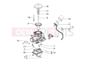 gilera 2005 Runner 200 VXR 4T (ZAPM464) Carburetor's components