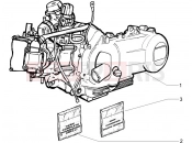 gilera 2005 Runner 200 VXR 4T (ZAPM464) Engine, assembly