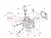 gilera 2005 Runner 200 VXR 4T (ZAPM464) Head unit - Valve