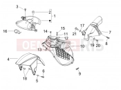 gilera 2005 Runner 200 VXR 4T (ZAPM464) Wheel huosing - Mudguard