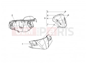 gilera 2007 Runner 200 VXR 4T (ZAPM464) Handlebars coverages
