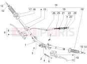 gilera 2007 Runner 200 VXR 4T (ZAPM464) Handlebars - Master cil.