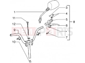 gilera Stalker 50 Handlebars component parts