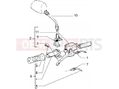 gilera Stalker 50 Handlebars component parts