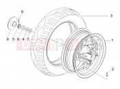 gilera 2007 Stalker 50 Rear wheel