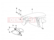 GILERA Stalker 50 Wheel huosing - Mudguard