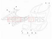 GILERA Stalker 50 Central cover - Footrests