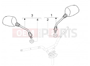 gilera 2010 Stalker 50 Driving mirror/s