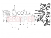 gilera 2009 Stalker 50 Naked Cylinder-piston-wrist pin unit