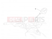 gilera 2009 Stalker 50 Naked Driving mirror/s