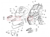 gilera 2009 Stalker 50 Naked Front shield