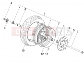 gilera 2009 Stalker 50 Naked Front wheel