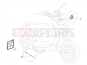 gilera 2009 Stalker 50 Naked Plates - Emblems
