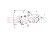 gilera 2007 Stalker 50 Special Edition Crankcase cover - Crankcase cooling