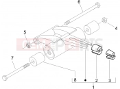 gilera 2007 Stalker 50 Special Edition Swinging arm