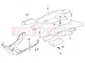 Side cover - Spoiler - Gilera Stalker 50 Special Edition 2008