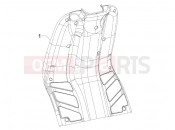 gilera 2007 Storm 50 Front glove-box - Knee-guard panel