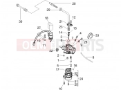 gilera 2009 Storm 50 Carburetor's components