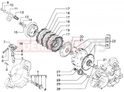 Clutch unit - Gilera Surfer