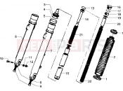 Front-wheel suspension - Gilera Surfer