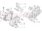 Half crankcase covers - Gilera Surfer