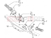 Handlebars component parts - Gilera Surfer