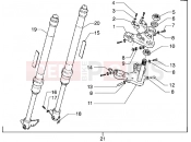 gilera Zulu Front-wheel suspension