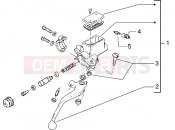 gilera Zulu Handlebars component parts