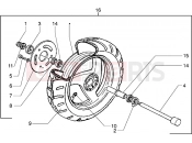 gilera Runner VX Front wheel