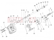LH cylinder timing system I - Motoguzzi Audace 1400 ABS (USA) 2016
