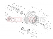 Rear wheel - Motoguzzi Audace 1400 ABS (USA) 2016