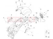MOTOGUZZI Eldorado 1400 ABS Rear mudguard
