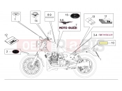 Decal and plate set - Motoguzzi Nevada 750 S 2010