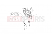 Rear body - Rear handle - Motoguzzi Nevada 750 S 2010