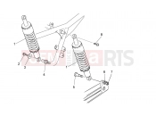 Rear shock absorber - Motoguzzi Nevada 750 S 2010