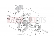 Rear wheel - Motoguzzi Nevada 750 S 2010