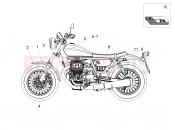 Decal - Motoguzzi V9 Bobber 850 ABS 2016