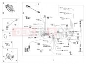 Front electrical system - Motoguzzi V9 Bobber 850 ABS 2016